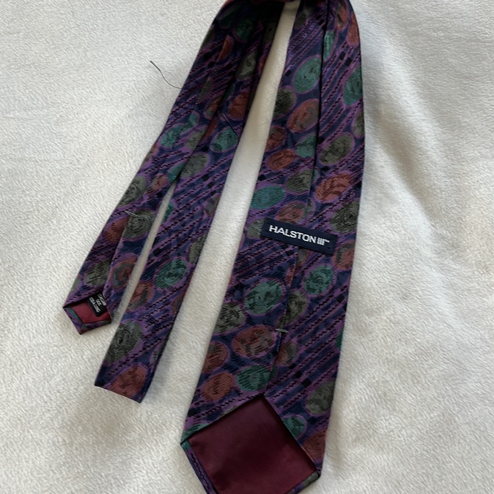 Extra long 100% silk tie - Picture 3 of 5